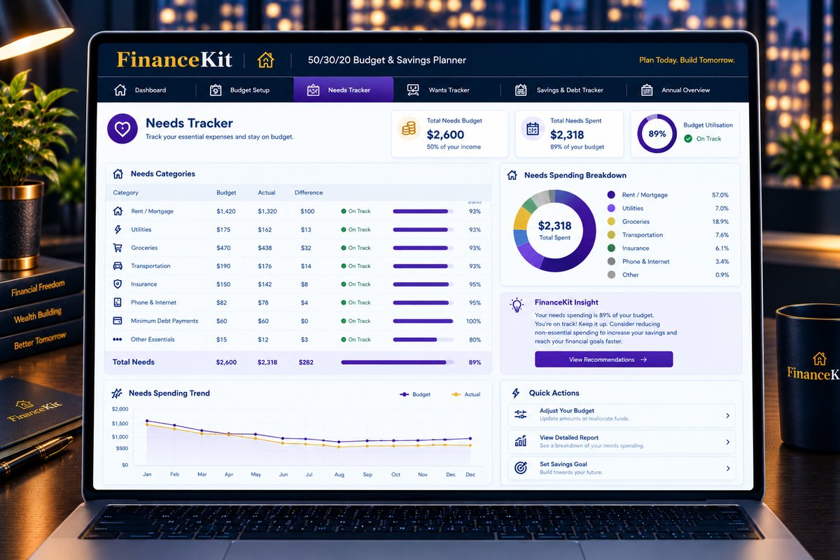 Needs Tracker screenshot