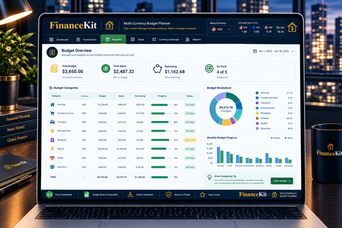 Budgets screenshot