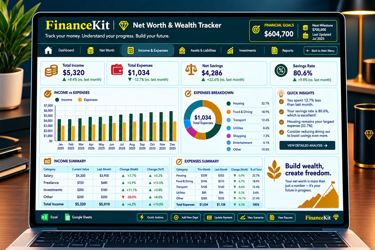 Income & Expenses screenshot