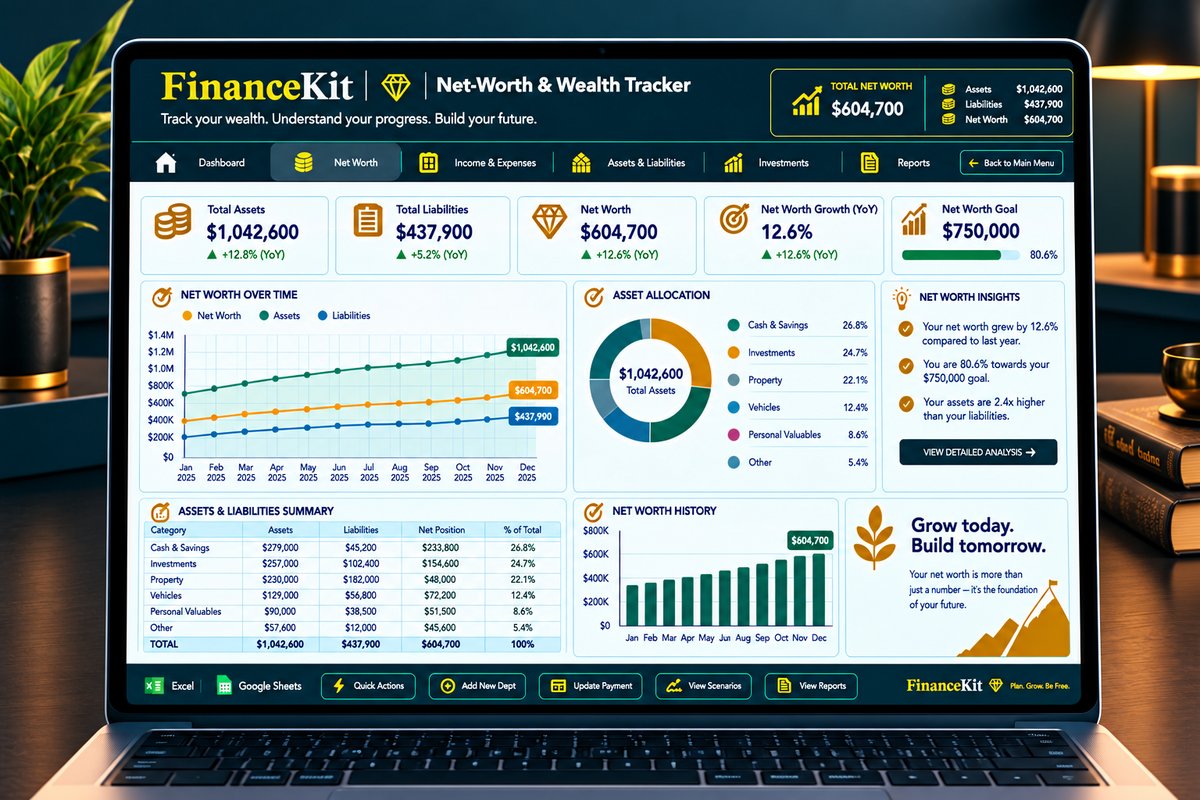Net Worth screenshot