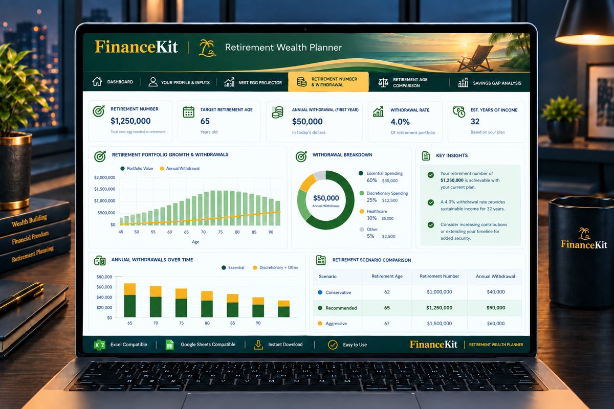 Retirement Number & Withdrawal screenshot